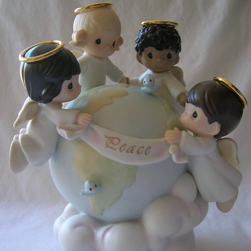 PRECIOUS MOMENTS 1998 Limited Edition "His love will love will uphold the world" - Picture 10 of 11